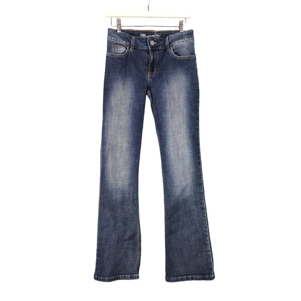 Wrangler Womens Western Y2K Retro Rodeo Bootcut Jeans 5 28x31 Dark Wash Blue